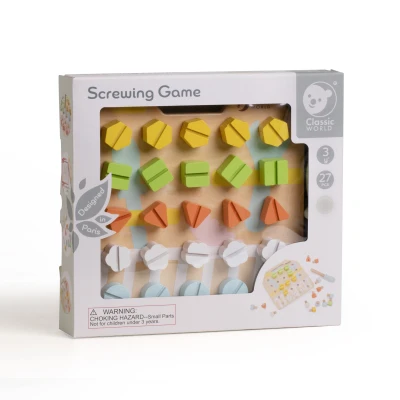 CLASSIC WORLD Wooden Manipulative Board Logic Puzzle | Pan Piksel