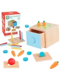 Drewniana szuflada edukacyjna 4w1 Woopie | Pan Piksel