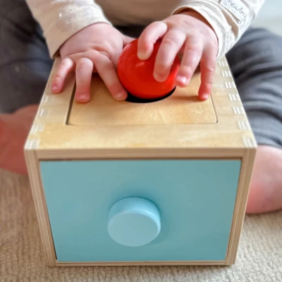 Drewniana szuflada edukacyjna 4w1 Woopie | Pan Piksel