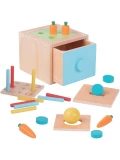 Drewniana szuflada edukacyjna 4w1 Woopie | Pan Piksel