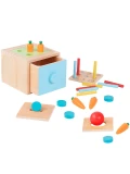 Drewniana szuflada edukacyjna 4w1 Woopie | Pan Piksel