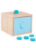 Drewniana szuflada edukacyjna 4w1 Woopie | Pan Piksel