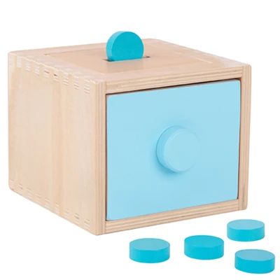 Drewniana szuflada edukacyjna 4w1 Woopie | Pan Piksel