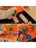 MASTERKIDZ Drewniany Warsztat XXL Montessori STEM z Narzędziami | Pan Piksel