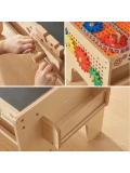 MASTERKIDZ Drewniany Warsztat XXL Montessori STEM z Narzędziami | Pan Piksel