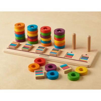 MASTERKIDZ Układanka Nauka Liczenia i Kolorów Sorter Montessori | Pan Piksel