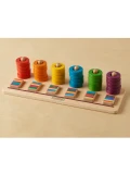 MASTERKIDZ Układanka Nauka Liczenia i Kolorów Sorter Montessori | Pan Piksel