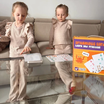 WOOPIE Karty Edukacyjne Fiszki Do Nauki Liczenia | Pan Piksel