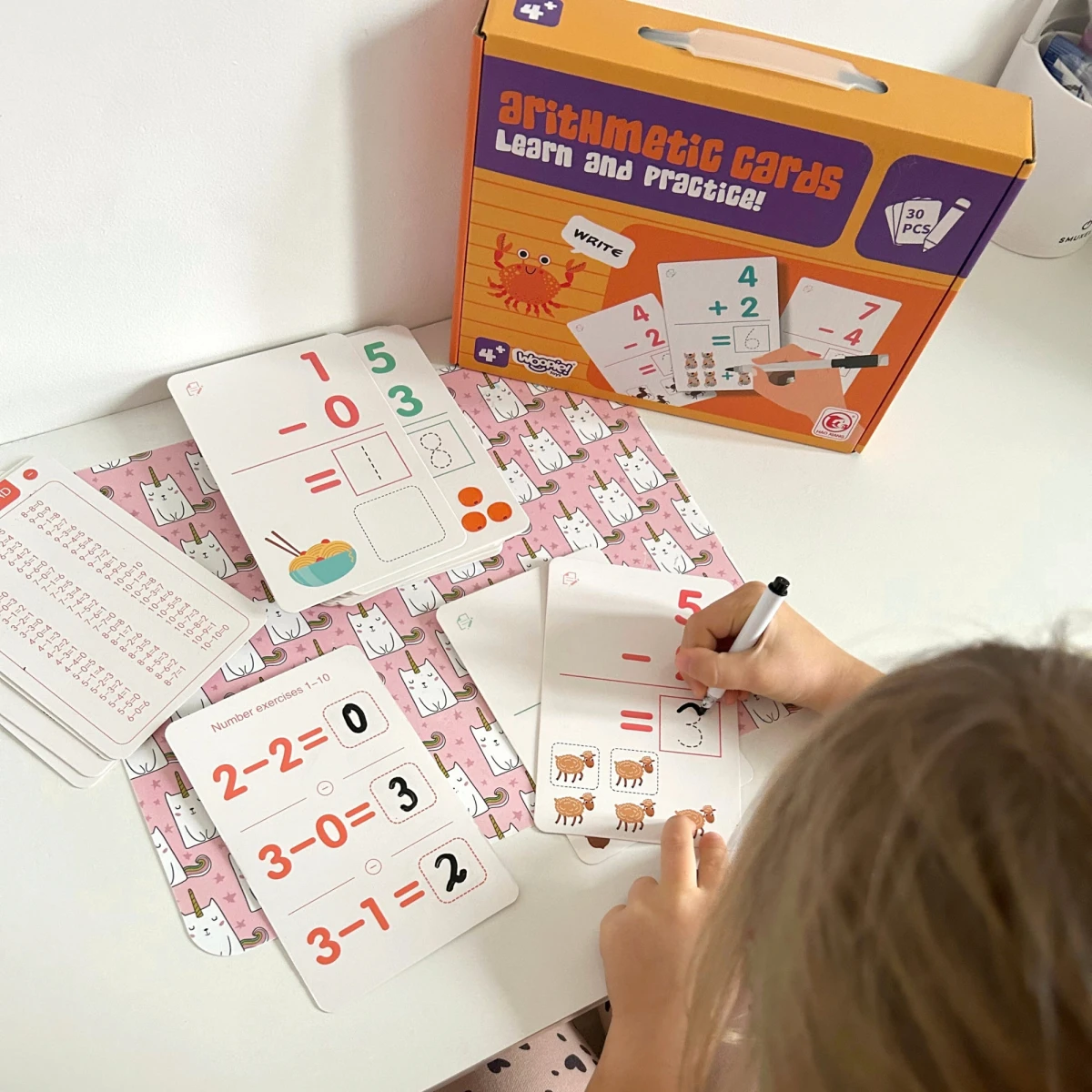 WOOPIE Karty Edukacyjne Fiszki Do Nauki Liczenia | Pan Piksel