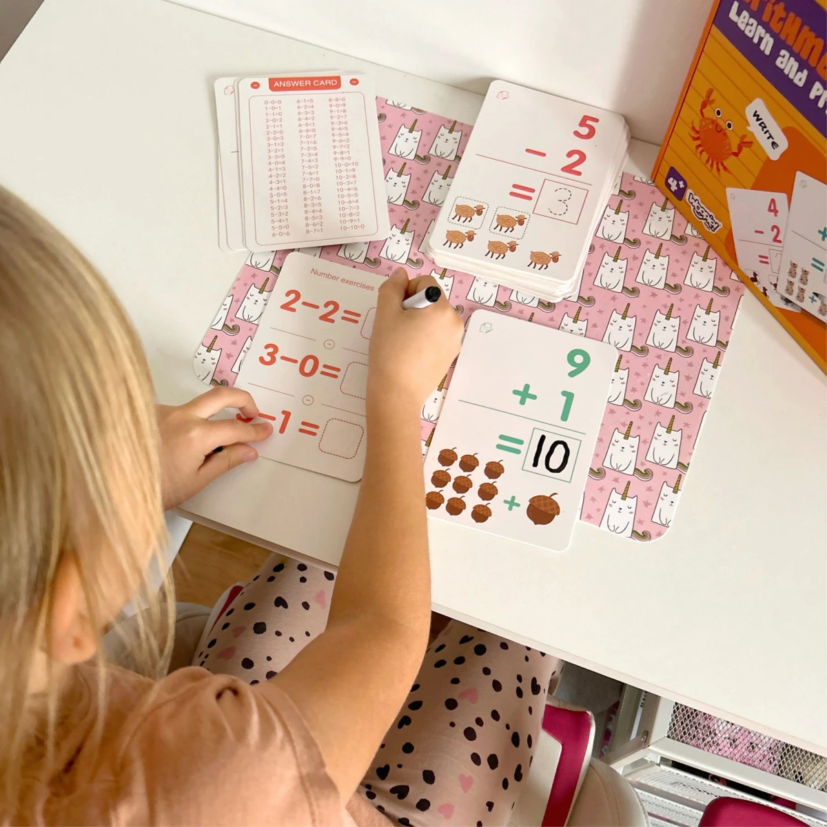 WOOPIE Karty Edukacyjne Fiszki Do Nauki Liczenia | Pan Piksel