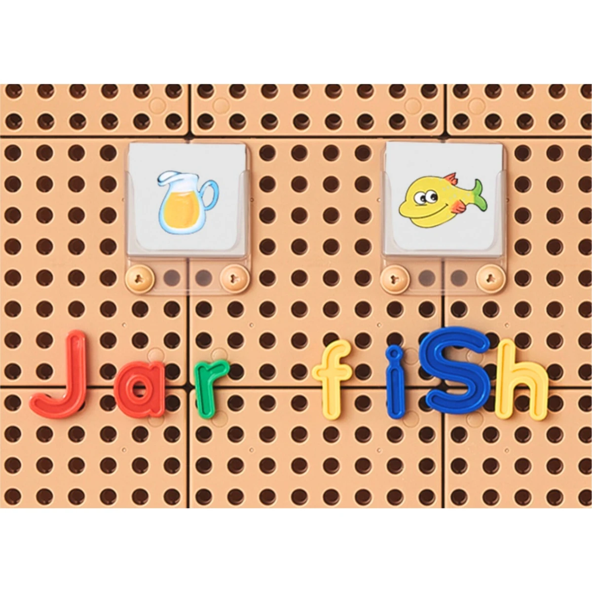 MASTERKIDZ Alfabet Zestaw Liter (Dużych i Małych) do Paneli Ściennych STEM 122 el. | Pan Piksel