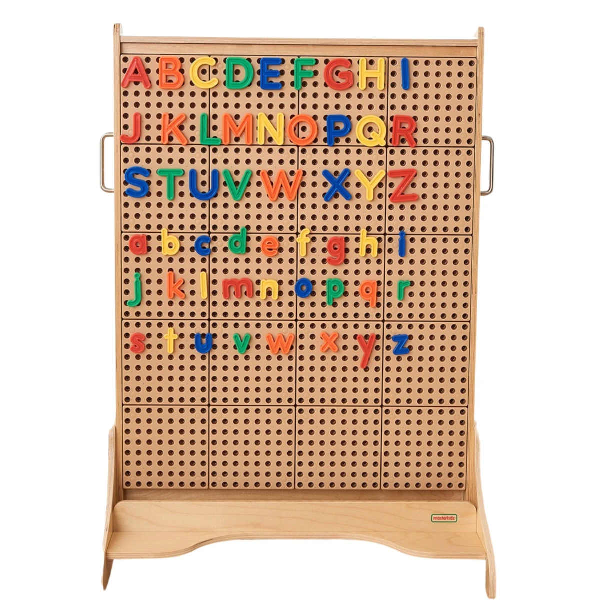MASTERKIDZ Alfabet Zestaw Liter (Dużych i Małych) do Paneli Ściennych STEM 122 el. | Pan Piksel