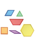 MASTERKIDZ Zestaw Klocki Montessori Tangram Mozaika 140 el. | Pan Piksel