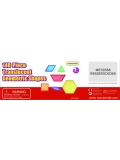 MASTERKIDZ Zestaw Klocki Montessori Tangram Mozaika 140 el. | Pan Piksel