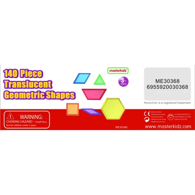MASTERKIDZ Zestaw Klocki Montessori Tangram Mozaika 140 el. | Pan Piksel
