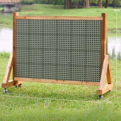 MASTERKIDZ Drewniana Ściana Tablica XXL Naukowa Kreatywna STEM WALL Outdoor | Pan Piksel