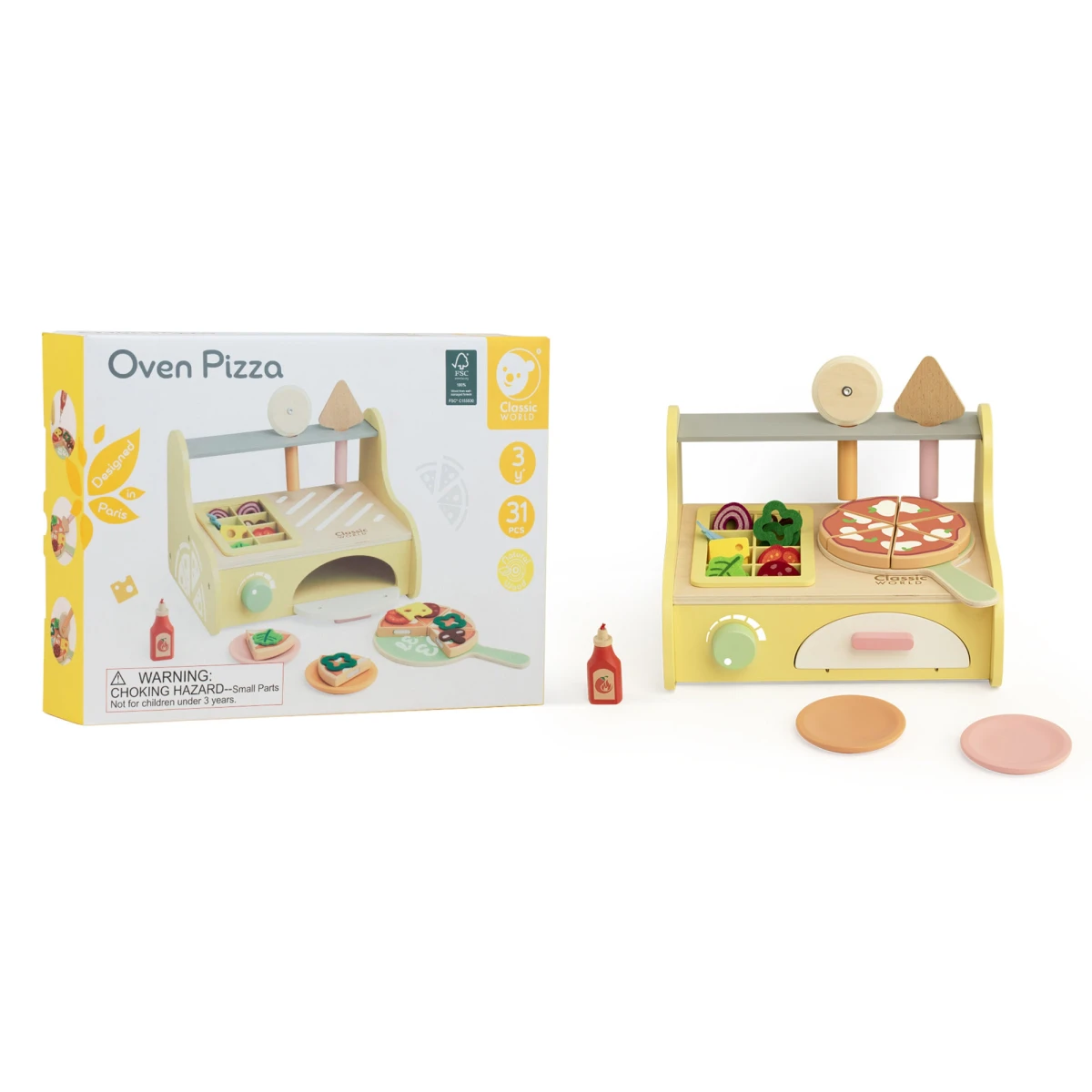 Drewniany piec do pizzy Classic World | Pan Piksel