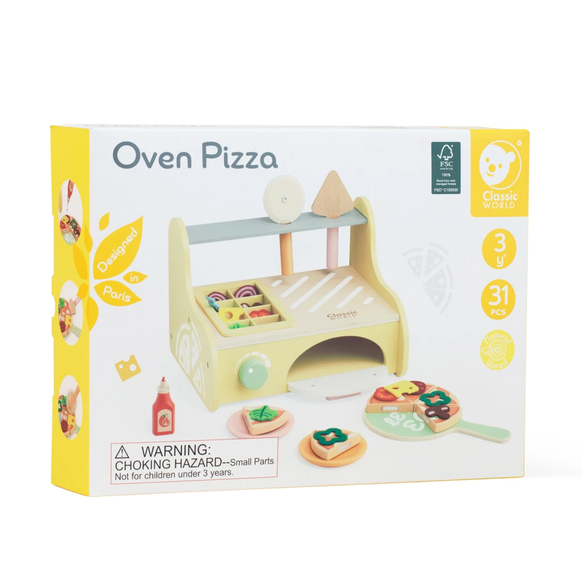 Drewniany piec do pizzy Classic World | Pan Piksel