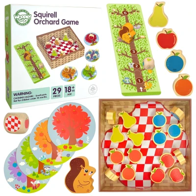 WOOPIE GREEN Wiewiórka w Sadzie Gra Planszowa Rodzinna FSC | Pan Piksel