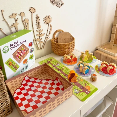 WOOPIE GREEN Wiewiórka w Sadzie Gra Planszowa Rodzinna FSC | Pan Piksel