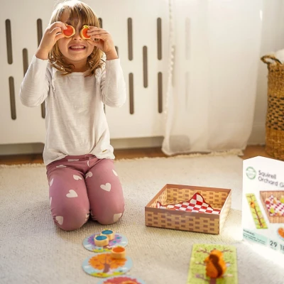 WOOPIE GREEN Wiewiórka w Sadzie Gra Planszowa Rodzinna FSC | Pan Piksel
