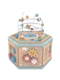 TOOKY TOY Interaktywny Drewniany Sześciokąt Montessori Otwierane Pudełko | Pan Piksel