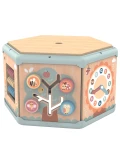 TOOKY TOY Interaktywny Drewniany Sześciokąt Montessori Otwierane Pudełko | Pan Piksel