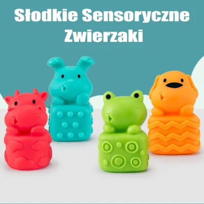 WOOPIE BABY Sensory Puzzles Squeeze Puzzle Sound Learning to Count 20 el. | Pan Piksel