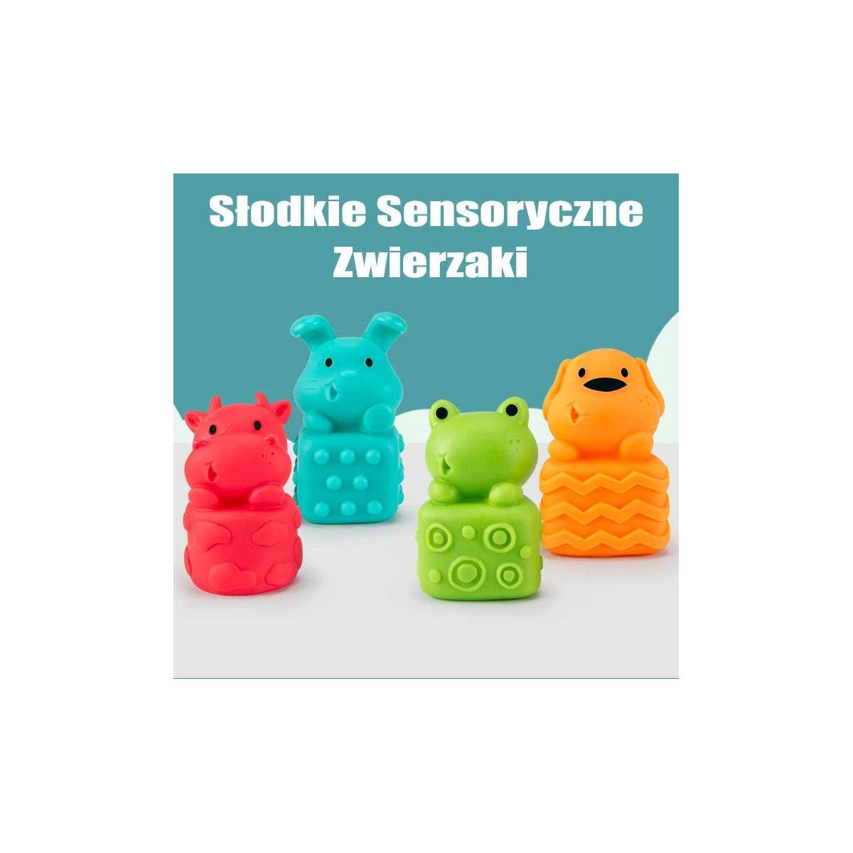WOOPIE BABY Sensory Puzzles Squeeze Puzzle Sound Learning to Count 20 el. | Pan Piksel