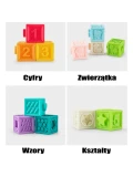 WOOPIE BABY Sensory Puzzles Squeeze Puzzle Sound Learning to Count 20 el. | Pan Piksel