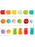 WOOPIE BABY Sensory Puzzles Squeeze Puzzle Sound Learning to Count 20 el. | Pan Piksel