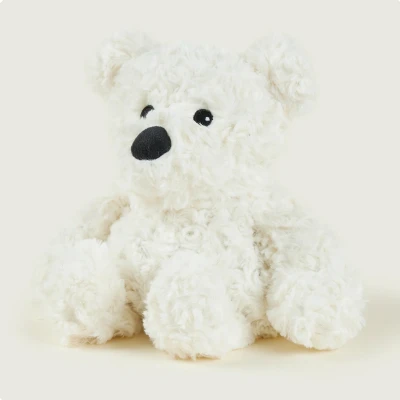 Warmies Cream Curly Bear | Kremowy Miś | Pan Piksel