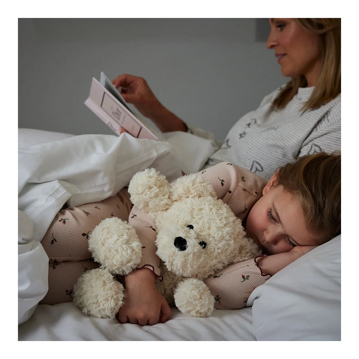 Warmies Cream Curly Bear | Kremowy Miś | Pan Piksel
