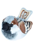 WILD REPUBLIC Wróbel maskotka ptaszek z dźwiękiem 13 cm RSPB | Pan Piksel