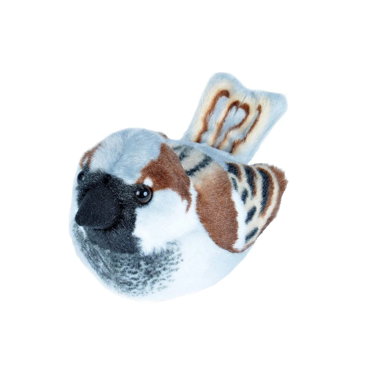 WILD REPUBLIC Wróbel maskotka ptaszek z dźwiękiem 13 cm RSPB | Pan Piksel