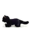 TEDDY HERMANN Kot Czarno-biały wiotki 30 cm maskotka dla dzieci | Pan Piksel