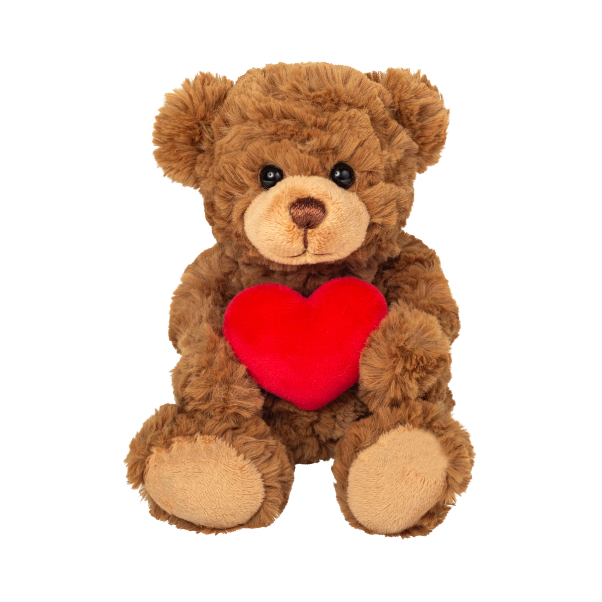 TEDDY HERMANN Maskotka miś pluszowy 20 cm z dużym serduszkiem | Pan Piksel