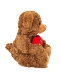 TEDDY HERMANN Maskotka miś pluszowy 20 cm z dużym serduszkiem | Pan Piksel