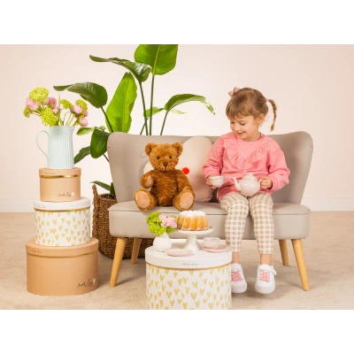 TEDDY HERMANN Maskotka Miś Klasyczny 37 cm Ruchome Kończyny | Pan Piksel