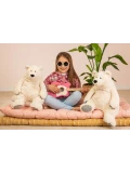 TEDDY HERMANN Maskotka miś pluszowy 50 cm Niedźwiedź Polarny Jones | Pan Piksel