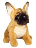 TEDDY HERMANN Maskotka Buldog Francuski siedzący 27 cm | Pan Piksel
