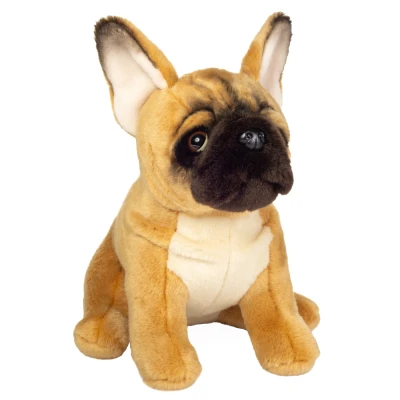 TEDDY HERMANN Maskotka Buldog Francuski siedzący 27 cm | Pan Piksel