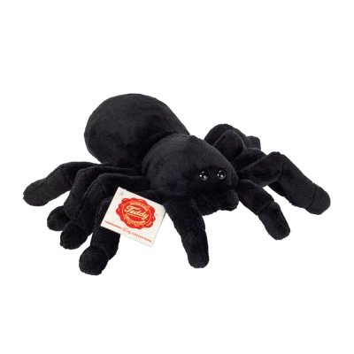 TEDDY HERMANN Maskotka Pająk czarny 16 cm | Pan Piksel