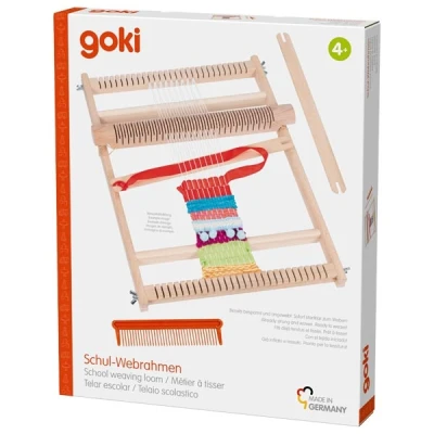 GOKI Drewniane krosno dla dzieci | Pan Piksel