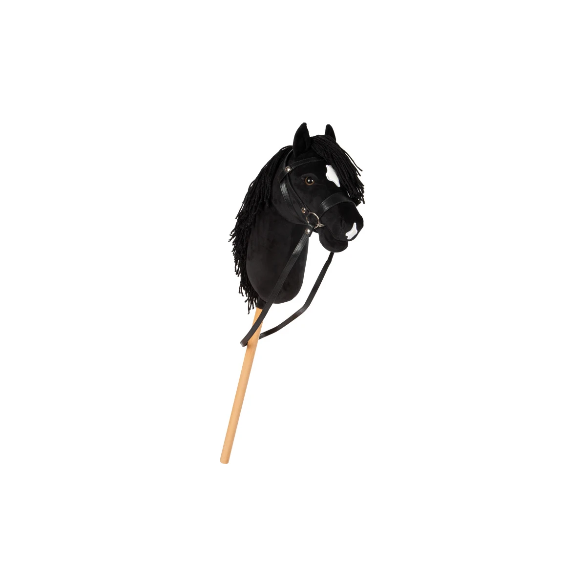 SMALL FOOT Koń na kiju Eddie czarny Hobby Horse | Pan Piksel