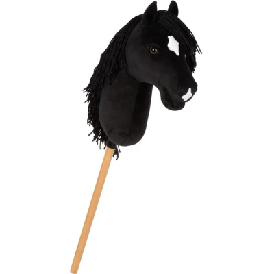 SMALL FOOT Koń na kiju Eddie czarny Hobby Horse | Pan Piksel
