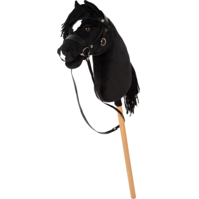 SMALL FOOT Koń na kiju Eddie czarny Hobby Horse | Pan Piksel