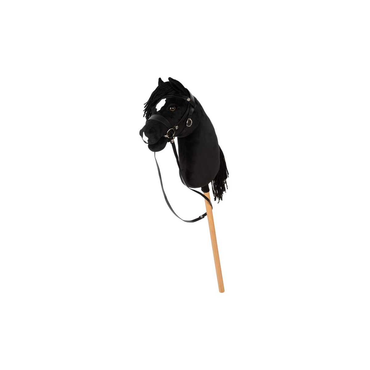 SMALL FOOT Koń na kiju Eddie czarny Hobby Horse | Pan Piksel