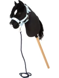 SMALL FOOT Koń na kiju Eddie czarny Hobby Horse | Pan Piksel
