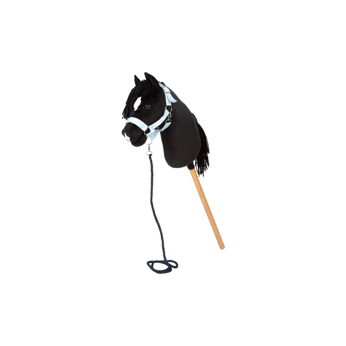 SMALL FOOT Koń na kiju Eddie czarny Hobby Horse | Pan Piksel